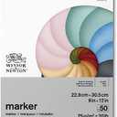 Winsor & Newton Classic Bleedproof Marker Pad, 9" x 12", 50 Sheets, 75 GSM
