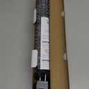 Peakeep Large Display Digital Alarm Clock for Bedrooms, Date Day of Week Calendar Desk Table Clocks for Living Room Office, Dimmable Plug in Electric Clock, 5 Volumes, Loud, Auto DST (White and Green)