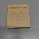 2 Pack European Travel Plug Adapter with USB C, CHUAFIUR International Power Adapter for Italy Spain France Germany, American to European Travel Must Haves - to Most Europe EU (Type C)