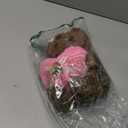 Cute Teddy Bear Stuffed Animals with Pink Heart for Kids,Soft Teddy Bear Plushies Valentine's Day, for Girlfriend Kids or Mom (Dark Brown)