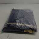 Thick Prayer Rug Muslim Mat Islamic Rug with Golden Edge Sajadah for Men Women, Turkish Sajadah for for Eid Travel Ramadan (Navy Blue)