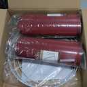 GOSO Drum Burgundy Lamp Shades Set of 2 Medium Charming Retro Red,111310 Inches Spider Art Deco Lampshades for Table Lamps,Floor Lamp Replace Decora Bedroom,Dining Room,Living Room,Simple Assembly (Burgundy Natural Faux Silk)