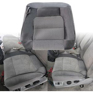 GXARTS Front Left Driver Side Bottom Cloth Seat Cover Dark Gray #MT or FT Compatible with Ford F150 XLT Super-Crew Cab Single Cab 4X4 2WD 2001 2002 2003