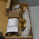 Schlage Lock Company Plymouth Front Entry Handle Flair Left-Handed Interior Lever (Bright Brass) FE285 PLY 505 FLA 605 LH - LOCK FE285 PLY 505 FLA 605 LH (Standard Interior Trim)