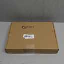 Gejoy Christmas Gingerbread Tree Topper 11 Inch Ginger Bread Christmas Decor Large Snowflake Treetop Ornament for Friends Home Indoor Holiday Decoration Gift Party Decor