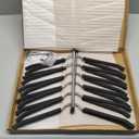 TOPIA HANGER Clothes Hanger Space Saving, 6 Tier Shirt Coat Hangers Space Saving No Bump Shoulder Hangers with No Slip Foam Padded Hangers Closet Organizers and Storage for Men and Women 2 Pack-CT64B