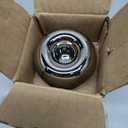 Silver Modern Doughnut Shaped Candlestick Holder, Small Decorative Taper Candle Holder for Bathtub Bedroom Livingroom2 Pack