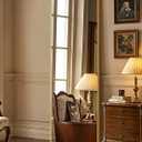 Delma Full Length Mirror,Large Floor Mirror with Aluminum Frame for Bedroom, Bathroom, Living Room,Wall Mount or Freestanding Design(with Stand,Rect 56x15-Gold)