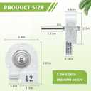 AMI PARTS DA31-00146E Refrigerator Evaporator Fan Motor Fit for sam-Sung May-tag Replaces DA31-00146C,DA31-00146G,DA31-00146H,DREP3020LA/HAL,1486536,AP4136569,PS2495833