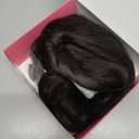 Hair Toppers for Women, 18 Inch Toppers Hair Pieces for Women with Thinning Hair Wispy Clip in Bangs 360 3D Big Coverage Base Curly Wavy (Dark Brown, 18Inch Wispy bangs)