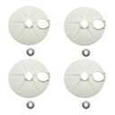 ZFZMZ Replacement Wheel Cover Assembly 127-6840 (110-1792) For 21"/22" Recycler Mowers (Pack of 4)