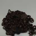 Clip in Hair Extensions Synthetic hair Clip in 140G 7Pcs/Lot Japanese Heat Resistant Fiber Hairpieces Deep Wave/Body Wave/Straight hair (Deep Wave, Chocolate Brown 4#)