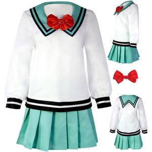 Okazaki The Saiki K Cosplay Costume School Uniform Suit Halloween Full Set (Large, Women)
