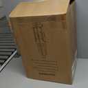 Golf Travel Bag for Airlines with Carbon Fiber Look Hard Top, Protective Club Traveling Cover with Wheel, Golf Club Carrier Case for Airplanes, Thick Padding, Durable Zippers, 2 Spacious Side Pockets