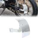 SUNPIE Chrome Motorcycle Cured Vertical Side Mount Licese Plate Tag Holder Bracket Fits All Sport Bike