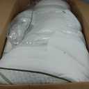 HomKdom Queen Mattress Topper, Thick Mattress Topper Queen for Back Pain, Viscose Derived from Bamboo Pillow Top, Cooling Mattress Topper for Hot Sleepers, 1200 GSM Down Alternative Fill