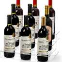 Frcctre 9 Bottles Acrylic Coffee Syrup Organizer Rack, 3 Tier Acrylic Bottle Holder Coffee Syrup Display Stand Shelf Countertop Tiered Storage Holder for Syrups  Dressing