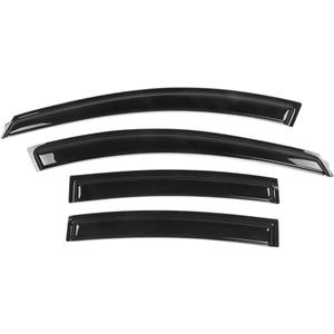 Tape On Window Visors Fits for 2010-2015 Chevrolet Cruze & 2016 Chevrolet Cruze Limited, Side Auto Window Wind Deflectors, Ventshade, Rain Guards for Cars/Trucks