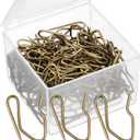 Outus 58 Pack Metal Curtain Hooks Pin On Drapery Hooks 1.2 x 1 Inch for Window,Door,Shower Curtain(Oil-Rubbed Bronze)