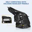 DWVO Headlights Assembly Compatible with 2010 2011 2012 2013 2014 2015 2016 Cadillac SRX 10 11 12 13 14 15 16 OE Projector Headlamp (Driver&Passenger Side)