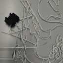 Christmas Pathway Lights Outdoor, Set of 3 Reindeer and Sleigh Christmas Walkway Decoration, with 150 Warm White Lights and 8 Lighting Modes