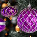 Christmas Ornaments Set 9ct Christmas Tree Decoration Ornament Balls Decor Baubles for Xmas Trees Decor Holiday Party Wedding Decoration