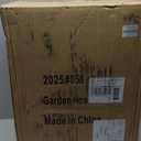 Jardineer Hose Reel Cart with Wheels, Include 100FT Water Hose and Sprayer Nozzle, Portable Garden Hose Set for Watering Flowers, Cleaning Floors, Washing Cars Outside