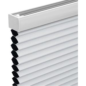 Changshade Cordless Cellular Shades, Light Filtering Honeycomb Shades for Windows, Pull Down Pleated Blinds, Easy to Install for Indoor Windows and French Doors,34.5" W x 64" H, White