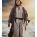 Christ Diamond Painting Kits for Adults, Jesus Walking On Beach Art Paintings Kit 5D Round Full Drill Craft for Room Bedroom Decor Gift 15 1/2 x 23 1/2nch