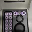 JUSTRVN Ear Plugs for Sleeping, 2 Pairs of Reusable Earplugs for Noise Reduction 25dB-30dB with 8 Ear Tips, Soft Hearing Protection Ear Plugs for Concert, Noise Sensitivity, Study & Work