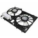 WFLNHB Engine Radiator Cooling Fan Assembly Replacement for 2006-2010 Toyota Sienna