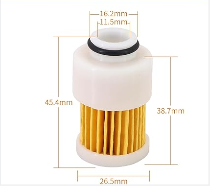 Dokili Fuel Filter Compatible with Yamaha Mercury 4 Stroke Outboard Motor 50HP 60HP 75HP 90HP 115HP Engines 68v-24563-00-00 881540 Sierra 18-7979 5-Pack