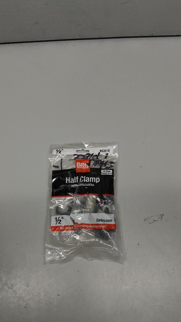 (QTY 10) OATEY 33519 Reverse Return Two Pipe Hydronic System 1/2 Half Pipe Clamp