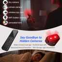 Hidden Camera Detectors, Anti Spy Bug Camera Finder & GPS Tracker Detector, Anti-Theft Alarm, 6-Level Sensitivity, 168H Battery, Privacy Pen Hidden Device Detector for Travel, Hotel, Home, Car, Office