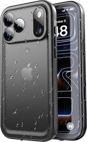 SPORTLINK for iPhone 17 Pro Case  IP68 Waterproof Military Protective Full Body Heavy Duty Shockproof 360 Sealed Dustproof with Camera Screen Protector Phone Cover for iPhone 17 Pro 6.3" Black