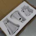 3 Pack Halloween Ceramic Ghost Decor, Light Up Ghost Halloween Decor, Cute Ghost Figurines for Table Tray Fireplace Home Indoor Decoration