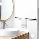 48 Inch Anti Slip Shower Grab Bar, Munzong Bathroom Grab Bar for Showers, Black Knurled Handicap Balance Bar,Safety Hand Rail Support Elderly Senior Assist Bath Handle