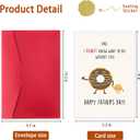 5 x ICOOLYI Funny Father’s Day Card Dad – Fathers Day Gift for Dad from Daughter, Son, Wife