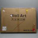 Large Framed Modern Abstract Wall Art 3 Piece Set, Black and White Decorative Artwork, Minimalist Trendy Line Geometric Bright Style Pictures Prints for Living Room Hallway and Office 24x36 Inch