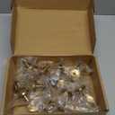 Ravinte 20 Pack Solid Single Hole Kitchen Round Cabinet Knobs Champagne Bronze Pulls Drawer Knobs Kitchen Cabinet Hardware Handles