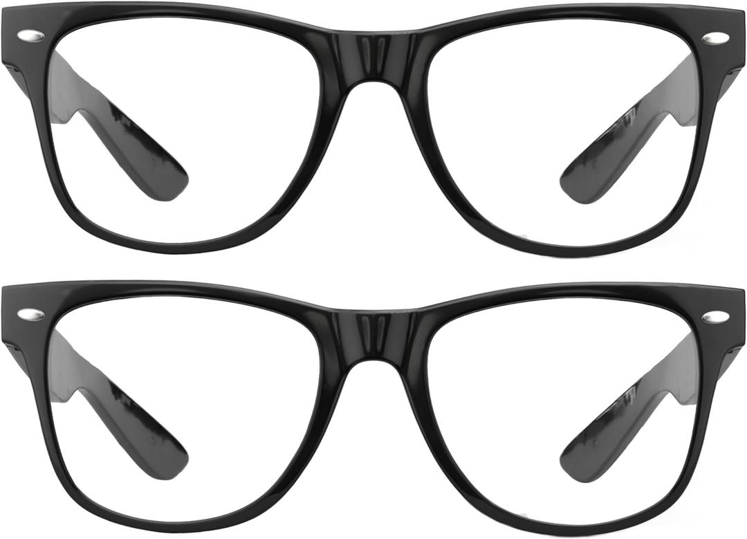 GRINDERPUNCH Blue Light Reading Glasses High Magnification Strong Reading Power Readers For Men Woman (2 Pack Black)