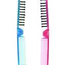 LaMi Foldable Travel Brush and Comb Set, 2 Count per Pack - 1 Pack
