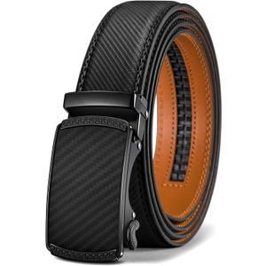 BULLIANT Men's Belt,Slide Ratchet Belt For Gift Men Dress Pant Shirt Oxfords,Trim To Fit (Black231)