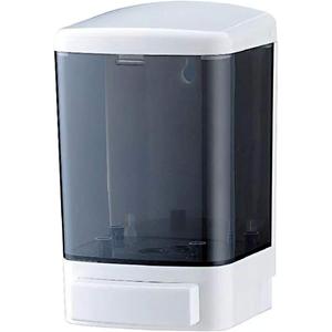 Manual Soap Dispenser Kitchen Bathroom Wall Mounted Commercial Soap Dispenser for Liquid Containers Shampoo Gel Chamber Plastic - (33.8 oz) 1000ml (Transparent)