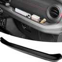 Grab Bar Tray Organizer Compatible with 2018-2023 Jeep Wangler JL JLU 4XE Rubicon Sahara & Gladiator JT Accessories, Passenger Side Grab Handle Storage Box, Interior GrabTray Accessories