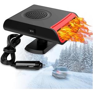 Car Heater,12V Fast Heating Defrost Defogger, 2 in1 Fast Heating or Cooling Fan, Outlet Plug in Cigarette Lighte, Automobile Windscreen Fan for All Cars Portable Electronic Car Auto Heater