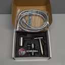 Handheld Bidet Sprayer for Toilet, Premium Stainless Steel Bathroom Bidet Sprayer Set, Baby Cloth Diaper Sprayer with Superior Complete Spray Hoses Kit, Support Wall or Toilet Mount