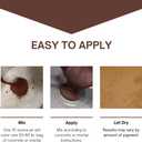 Akona Concrete & Mortar Color - Pigment Powder, Color & Dye Concrete, Ready to Use, Add to Mix, Synthetic Iron Oxide (10 Ounce, Brown, 1)