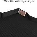 Yakitoko All Weather Cargo Liners for 2018-2024 Chevrolet Equinox and GMC Terrain Standard Cargo Mats Trunk Mat TPE Black