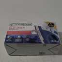 BLACK+DECKER Easy Steam Compact Iron for Clothes, Automatic Shutoff, Nonstick Plate, Light Weight, 1200 Watts (Standard)